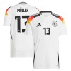 Officiële Voetbalshirt Duitsland Muller 13 Thuis EK 2024 - Heren